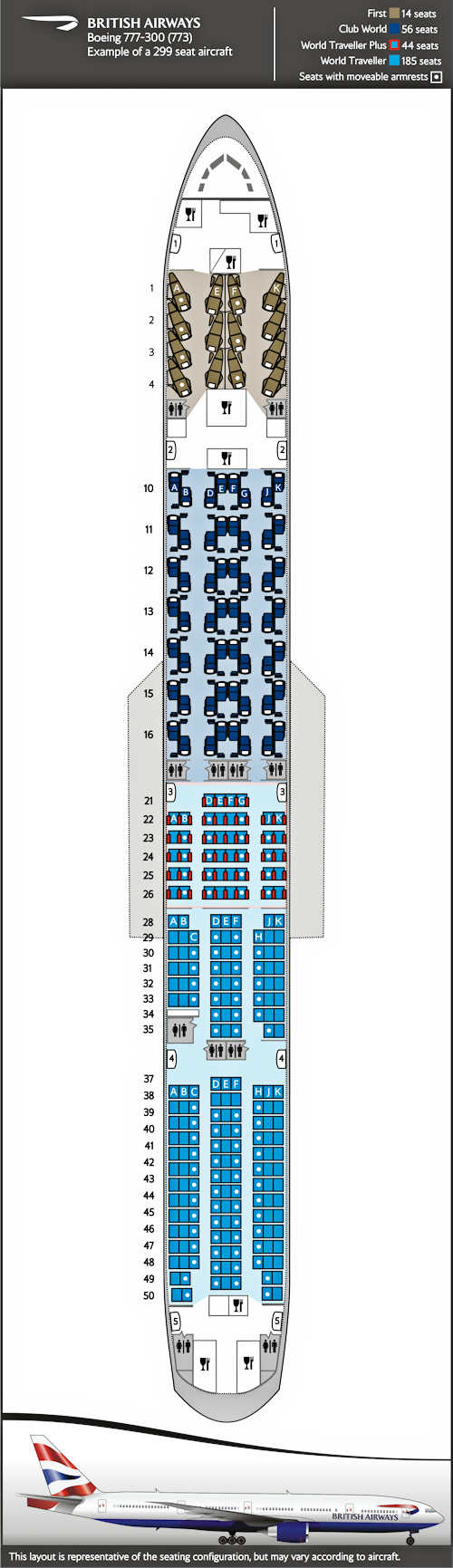 british airways 777 business class seating plan