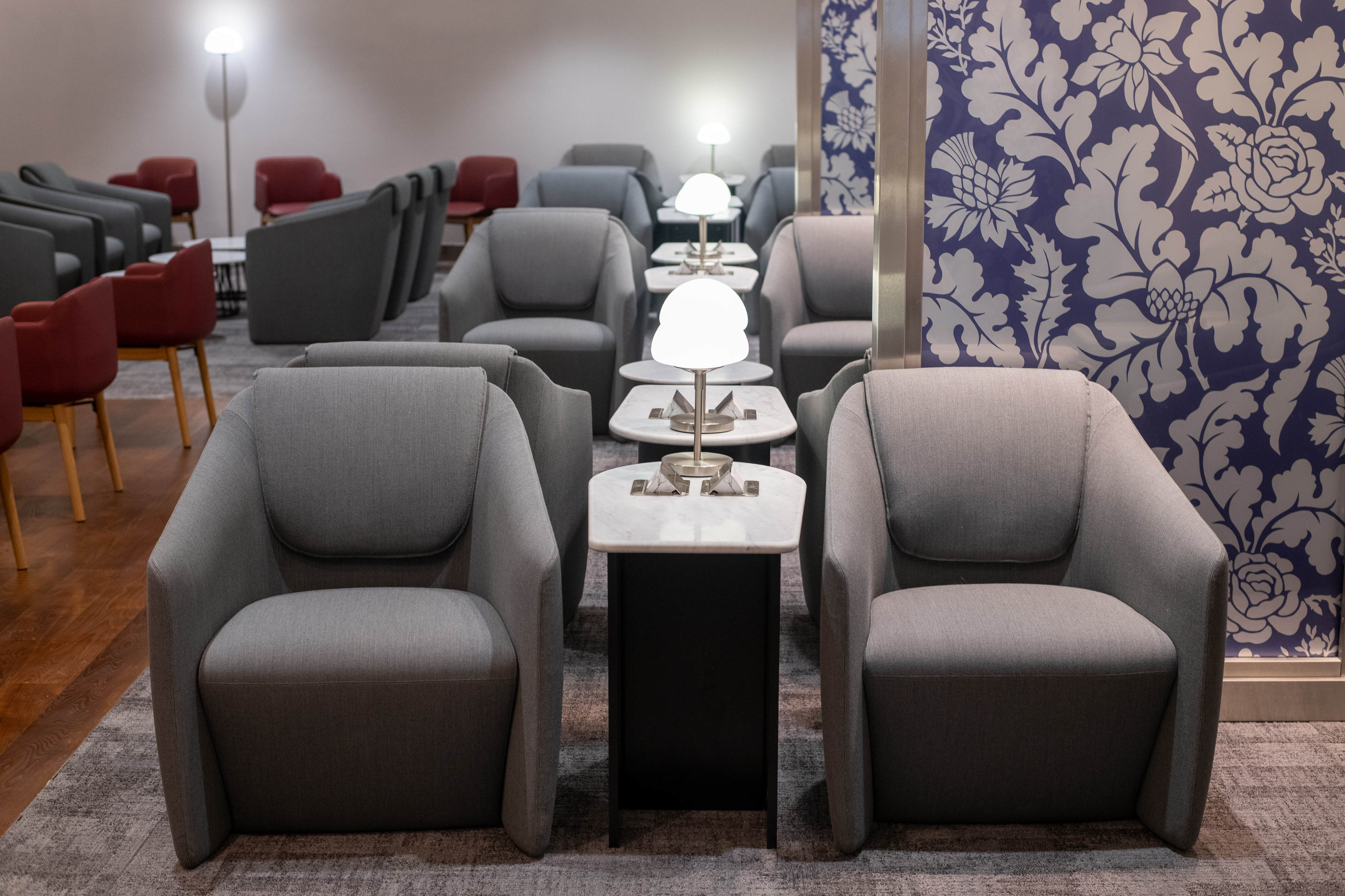 Linate BA lounge