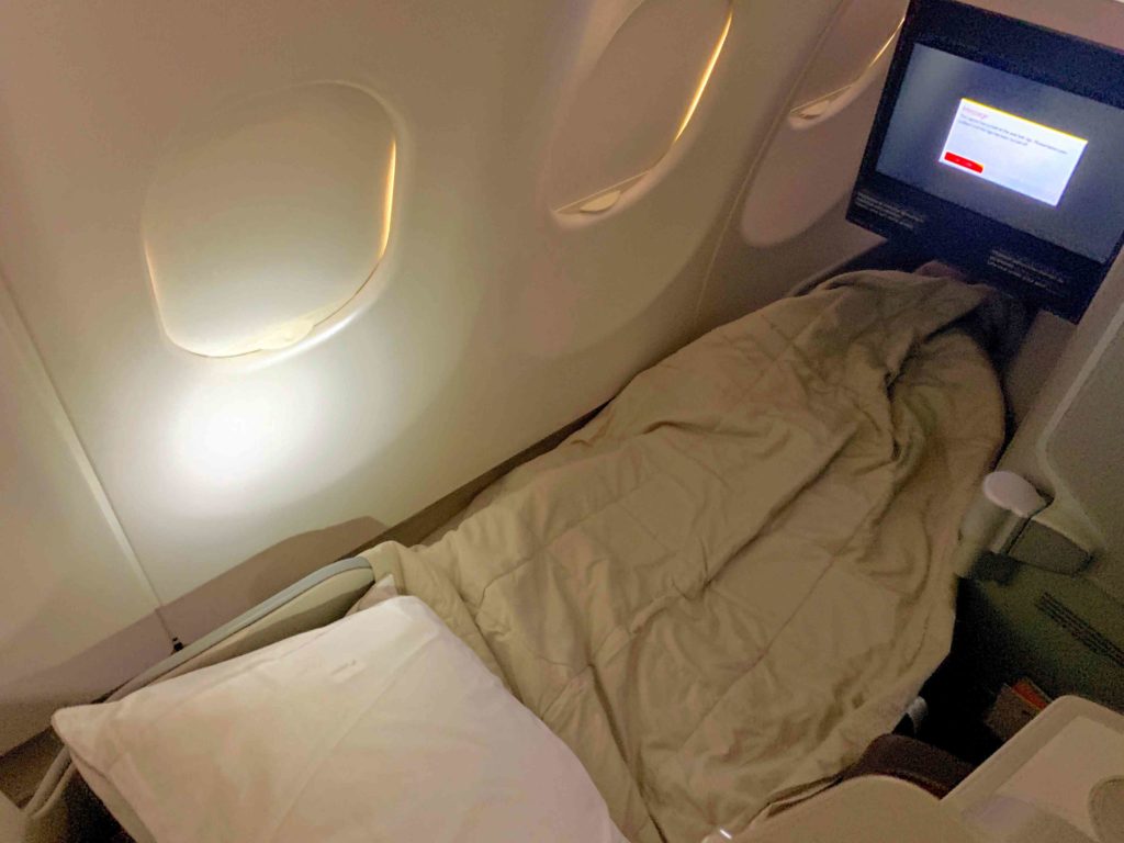 Iberia A330-200 business class full flat bed