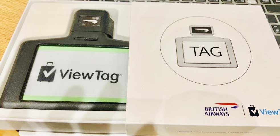 News BA TAG the electronic baggage tag tried tested plus new
