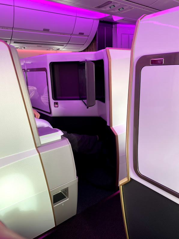Virgin A350 upper class suite privacy without screen