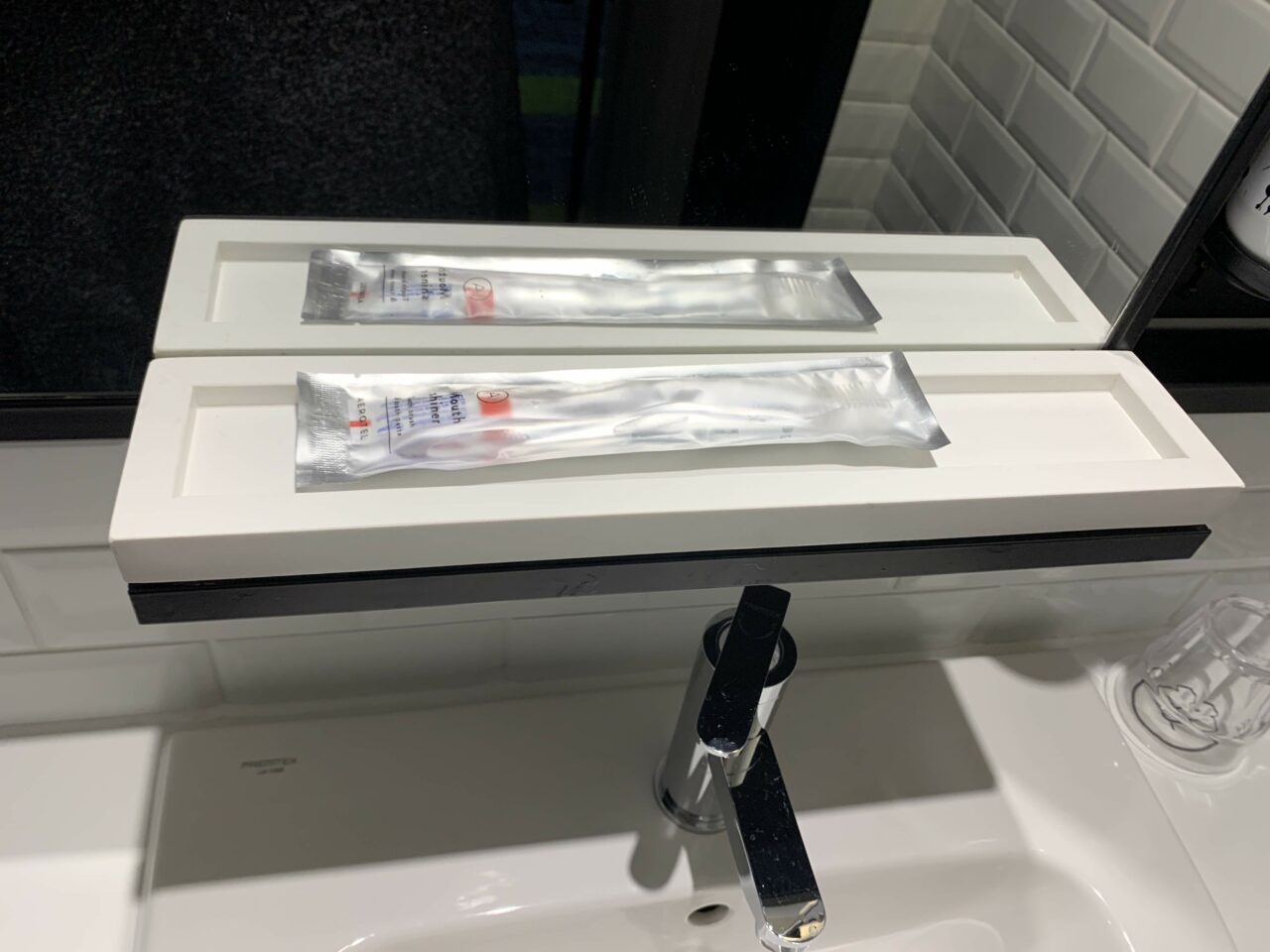 Aerotel hotel at Heathrow Terminal 3 Toothbrush 