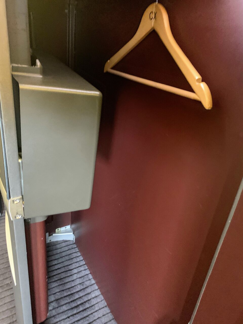 Cathay Pacific First Class Wardrobe