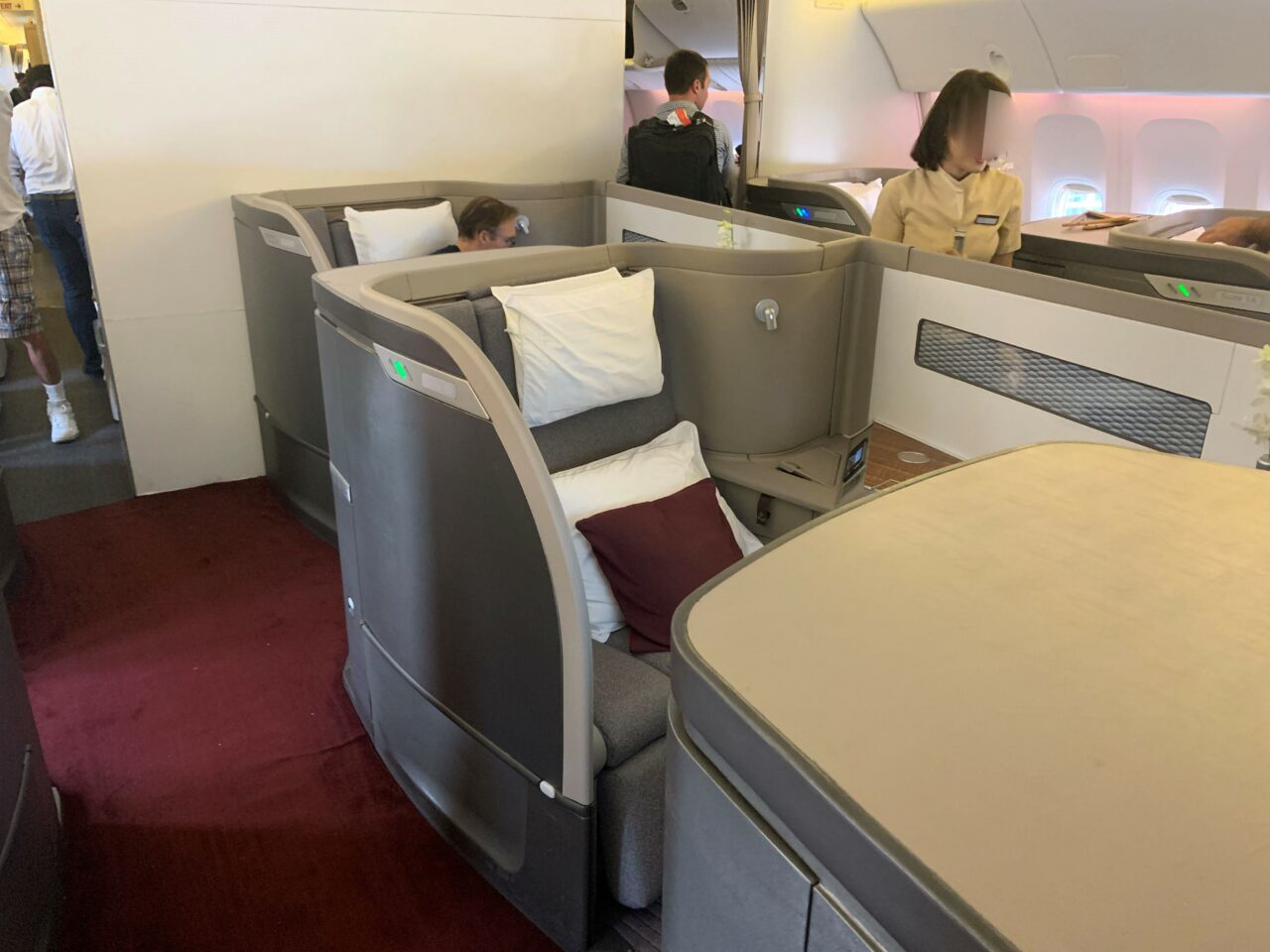 Cathay Pacific B777-300 First class Seat 