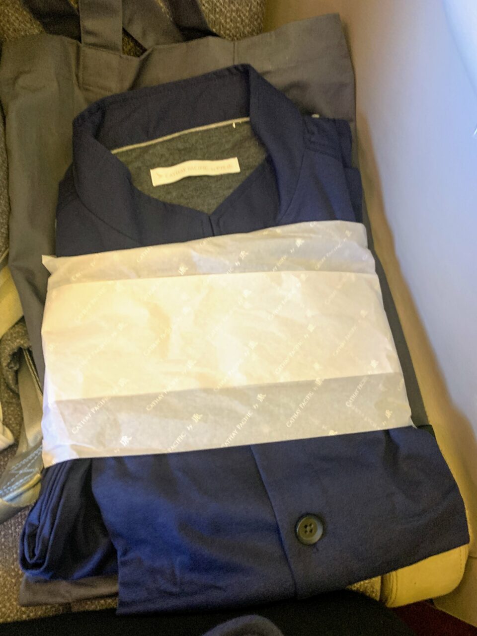 Cathay Pacific First Class Pyjamas