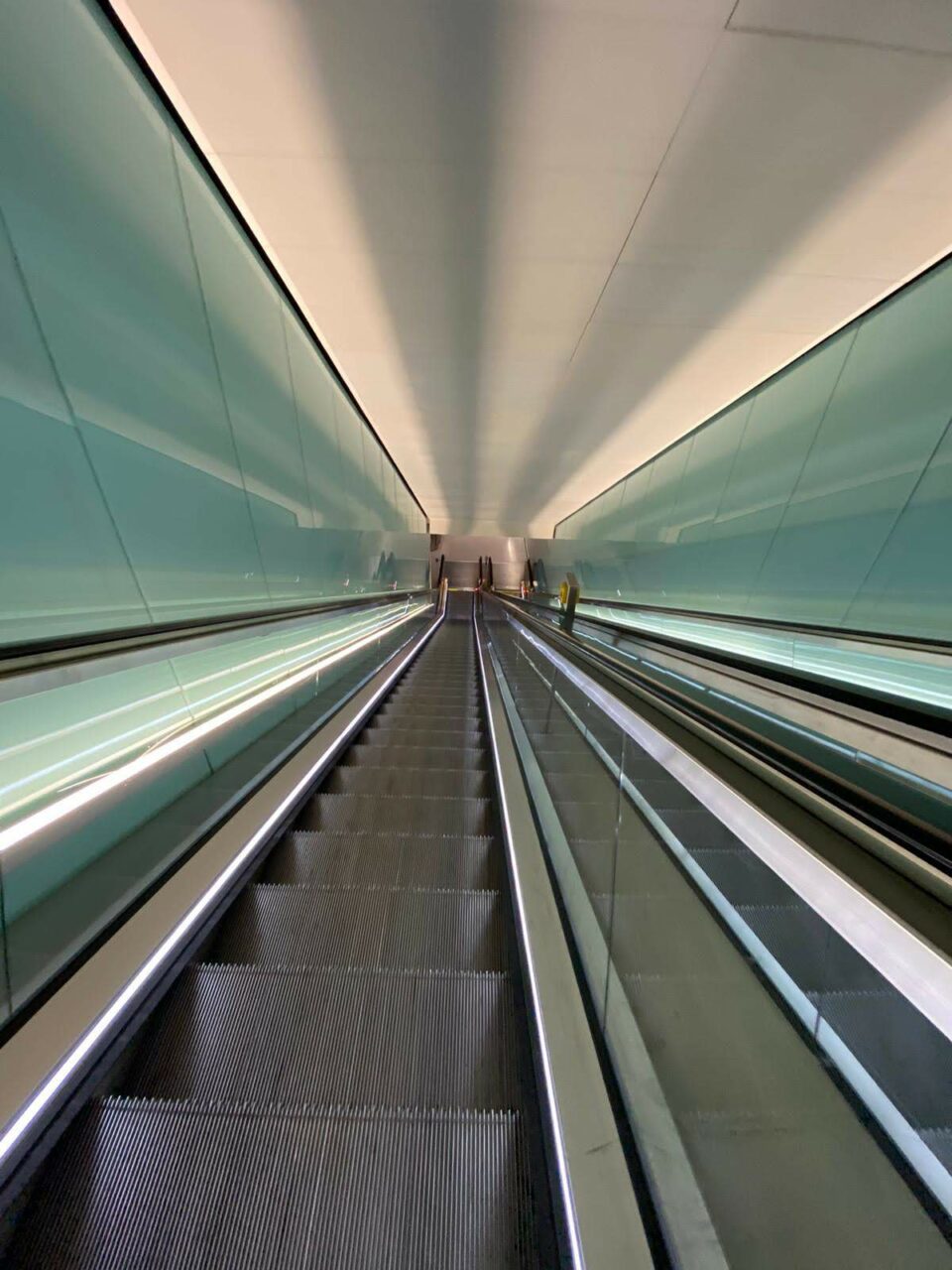 Escalator at Heathrow Terminal 2 