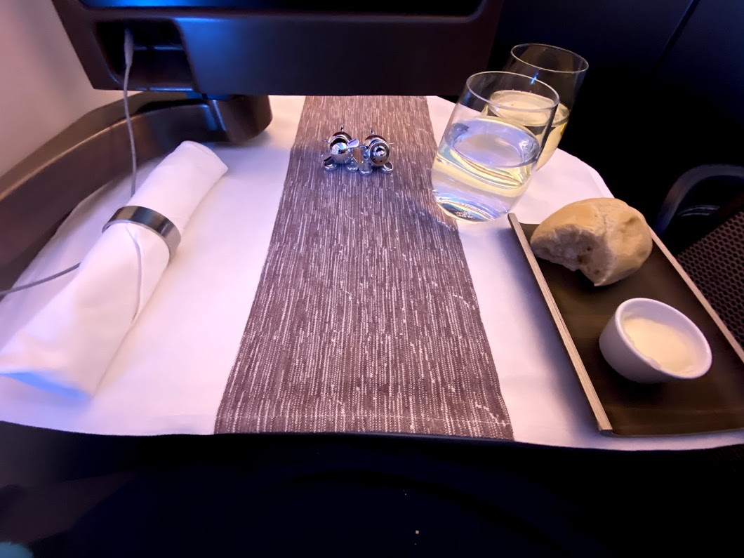 Virgin Atlantic A330 Upper Class Food 