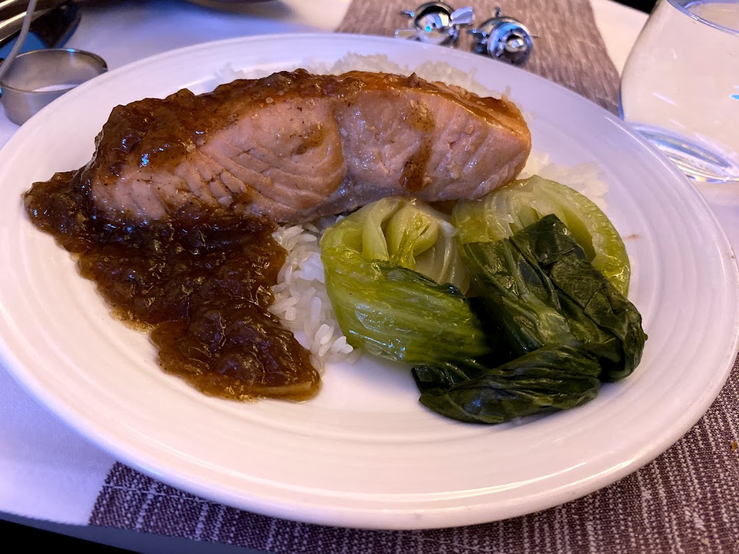 Virgin Atlantic A330 Upper Class Meal 