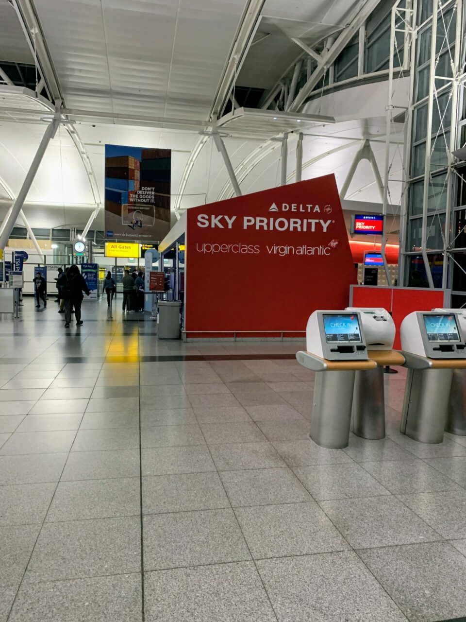 entrance to premium check in 