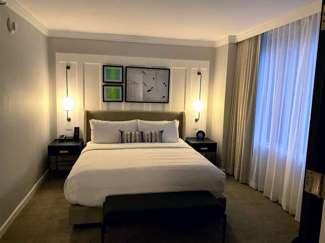 Conrad New York Midtown hotel bedroom 