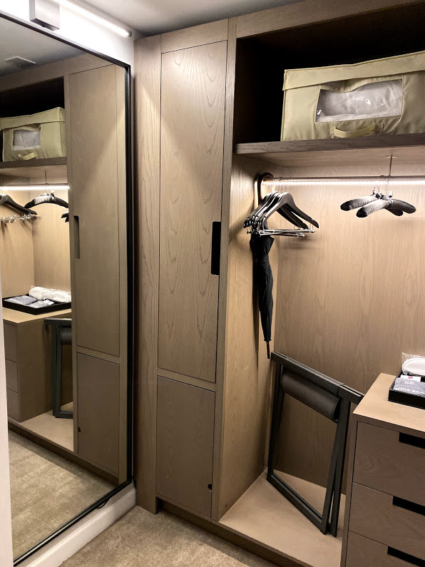 Conrad New York Midtown hotel wardrobe
