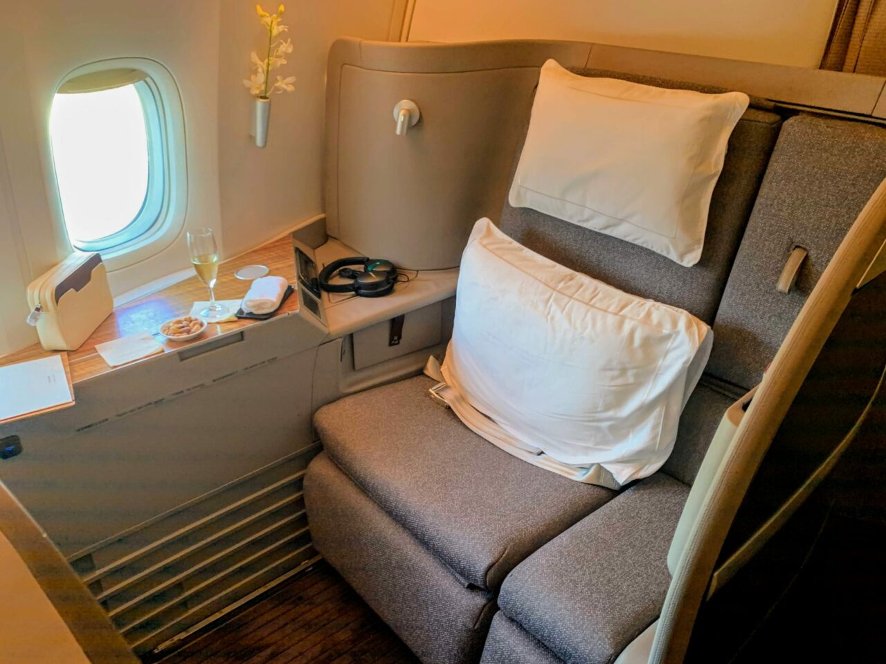 Cathay Pacific first seat B777