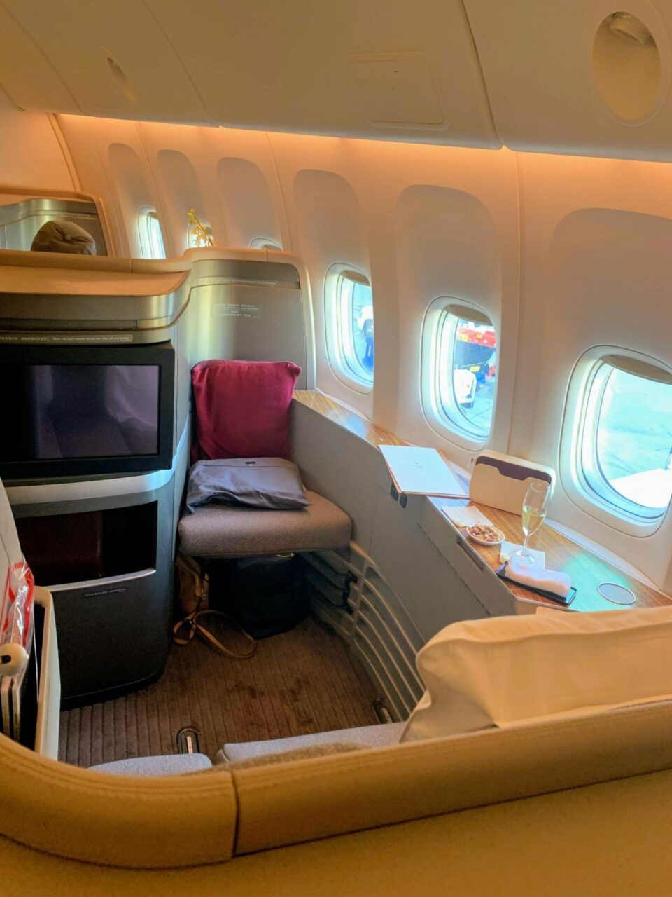 Cathay Pacific First Class Seat 