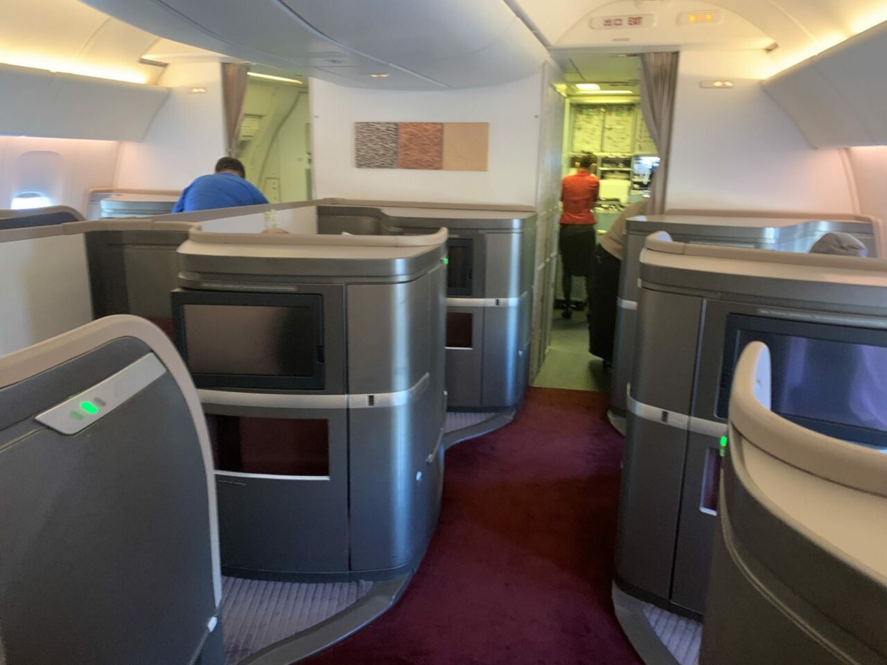 Cathay Pacific First Class Cabin