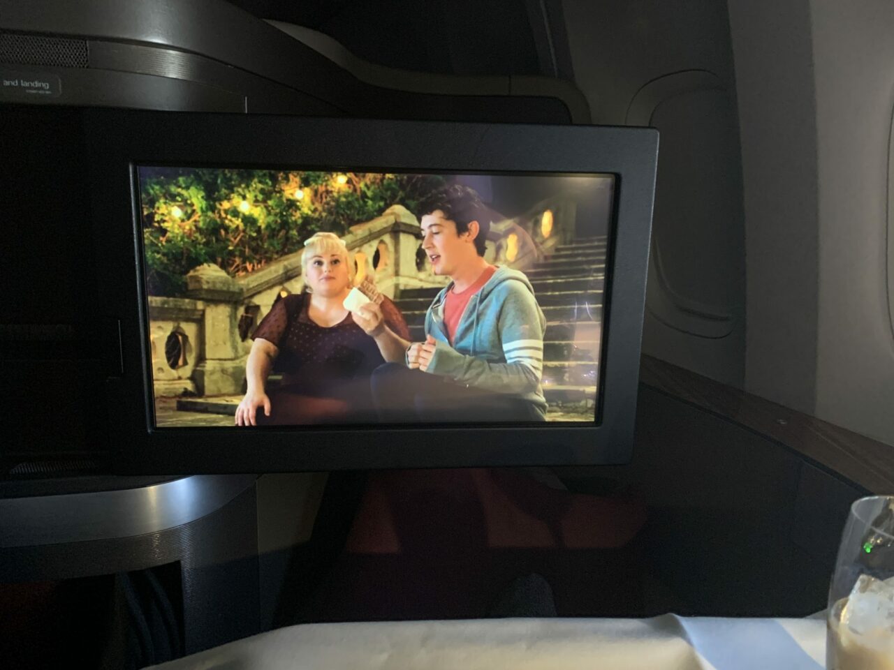Cathay Pacific First Class Entertainment 