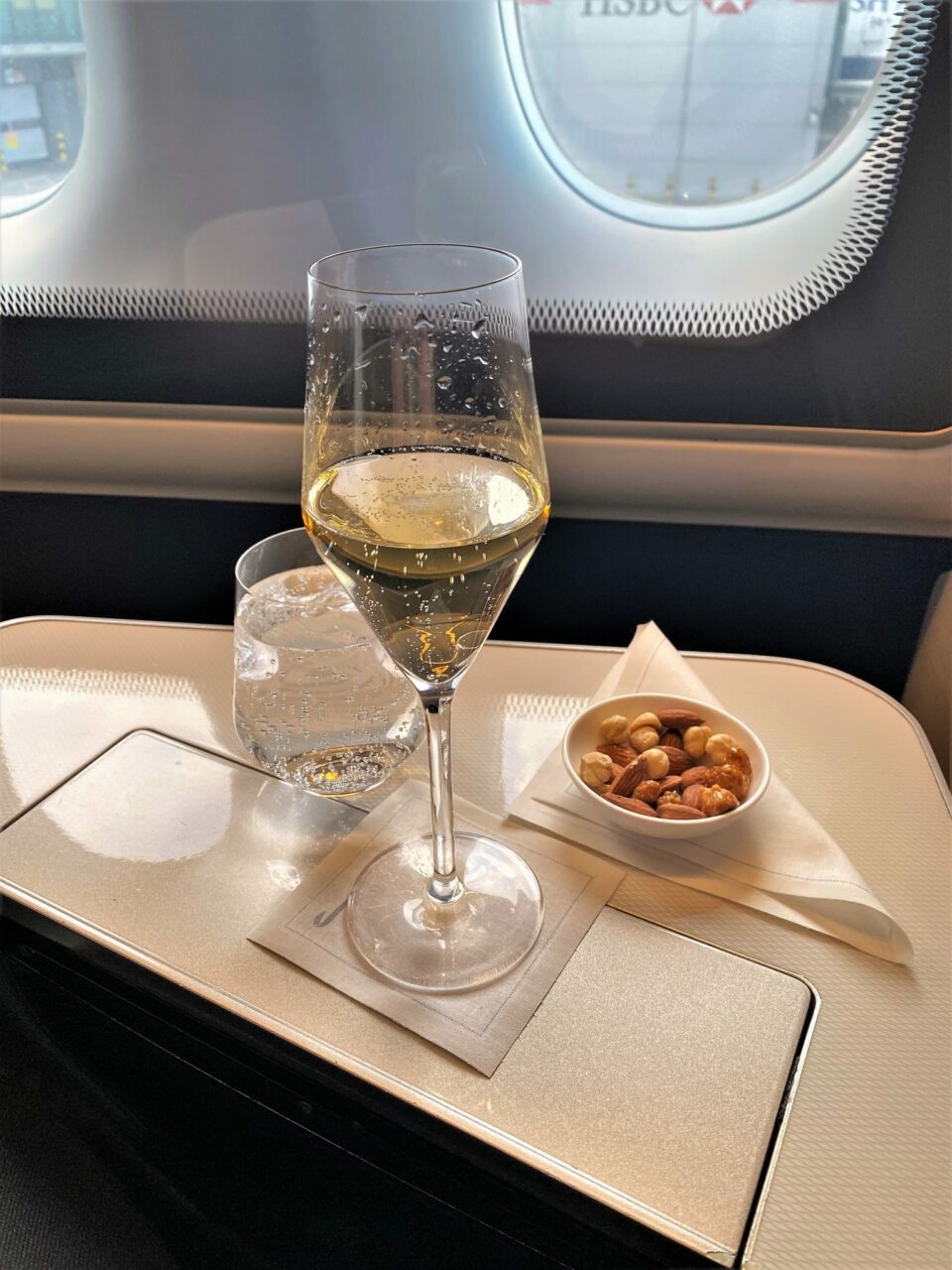 British Airways First B777-200 cabin Food