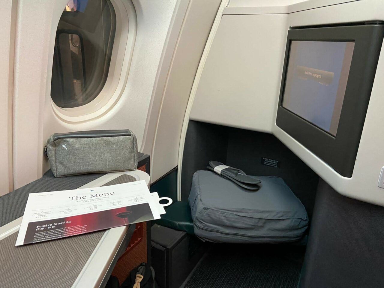 Cathay Pacific Business Class 