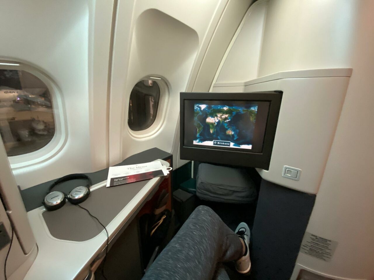 Cathay Pacific Business Class IFE Screen
