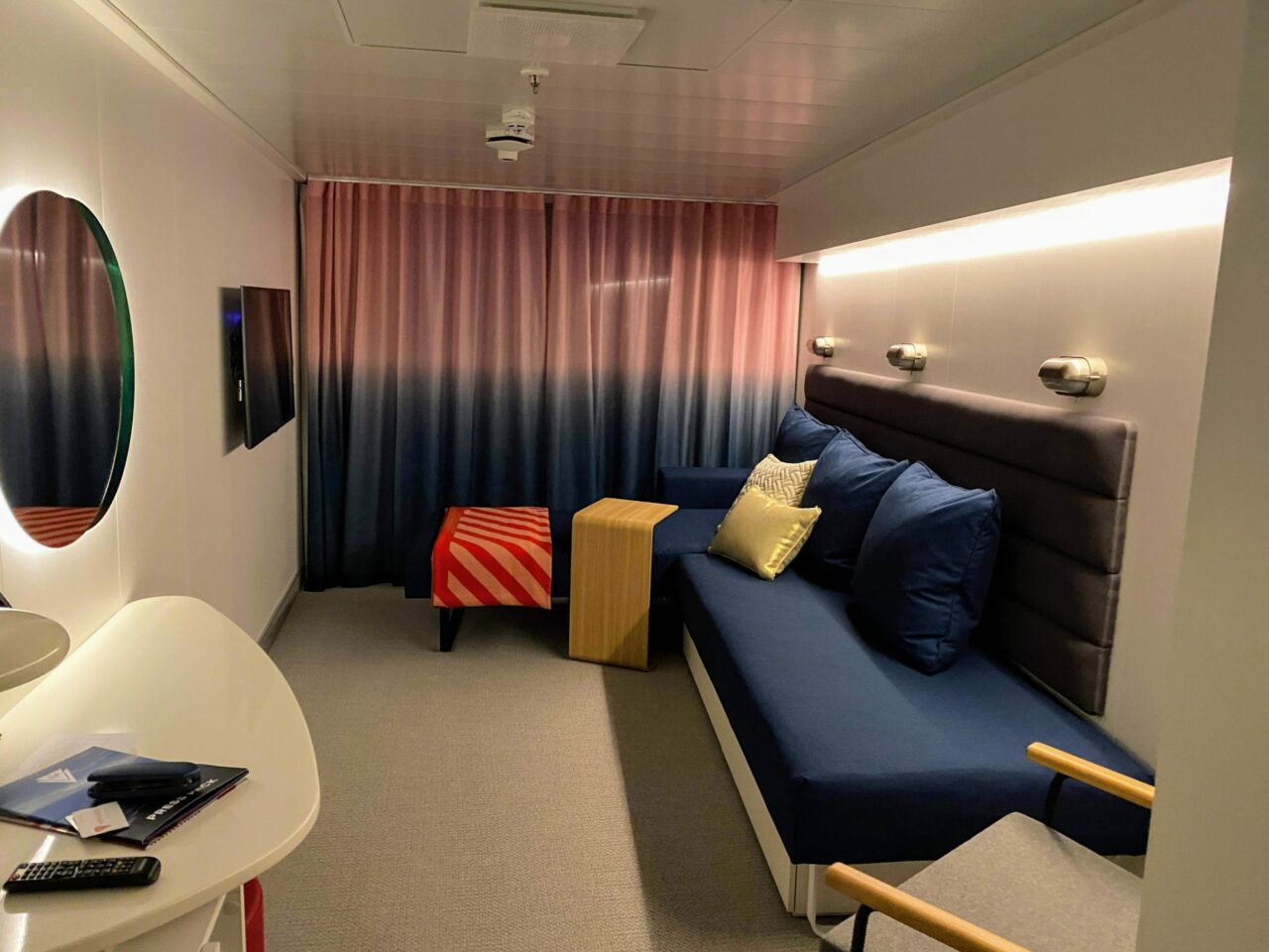 Virgin Voyages Scarlet Lady room 