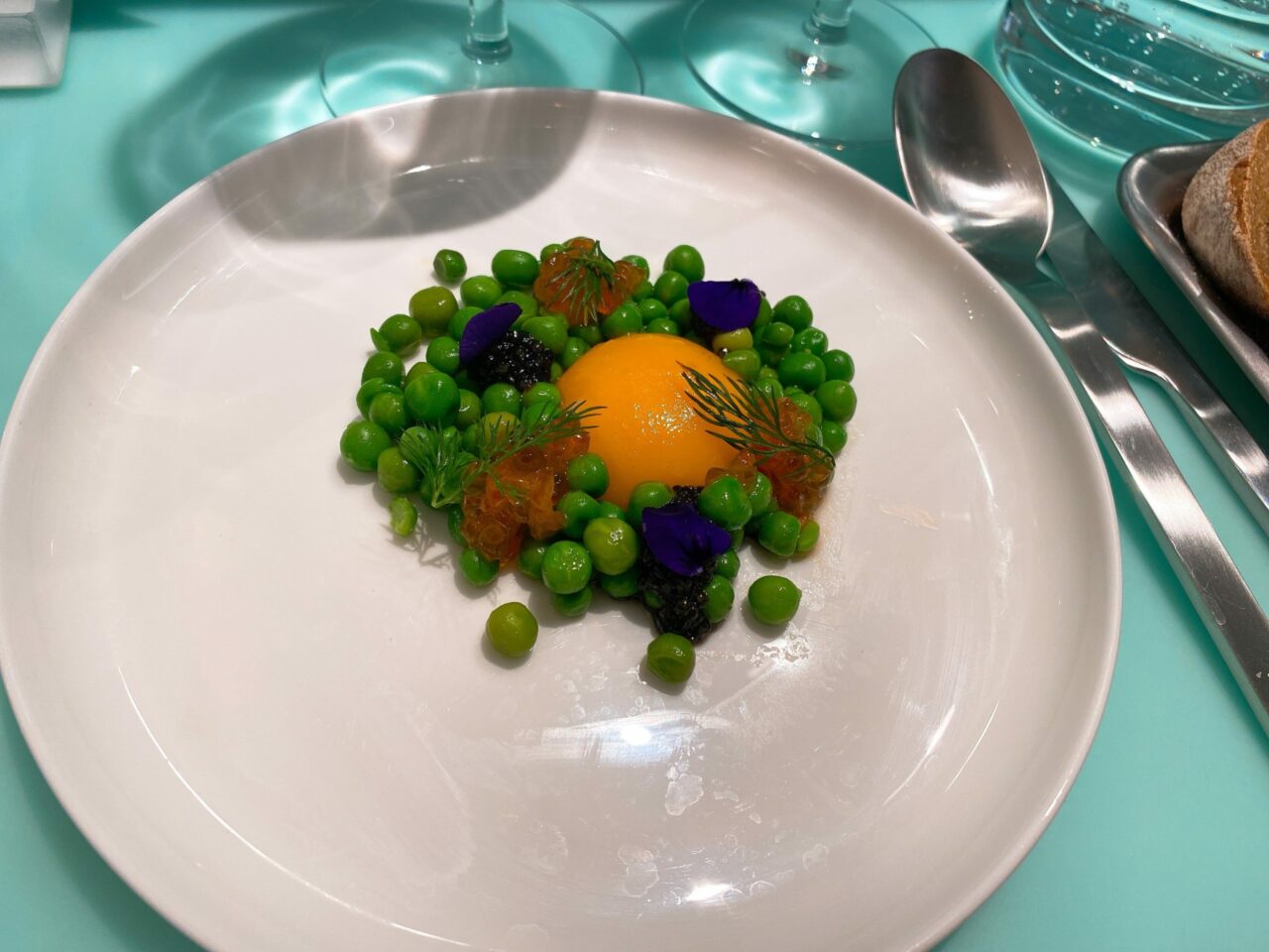 indulgent caviar and egg 