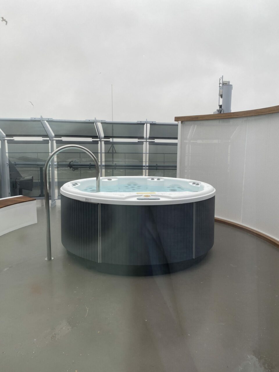Private Hot Tub and Shower in the Mega Rock Star Suite 