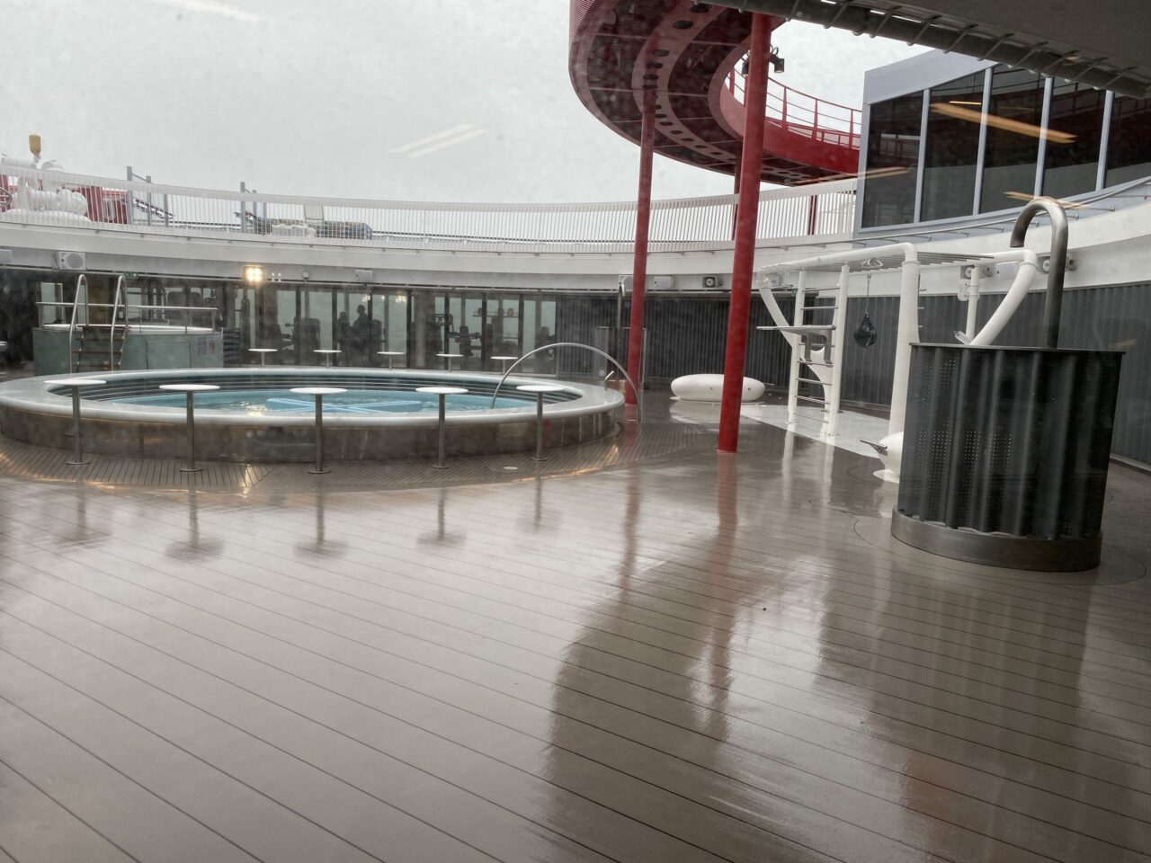 main pool - Lovely weather for a dip in February in Dover!