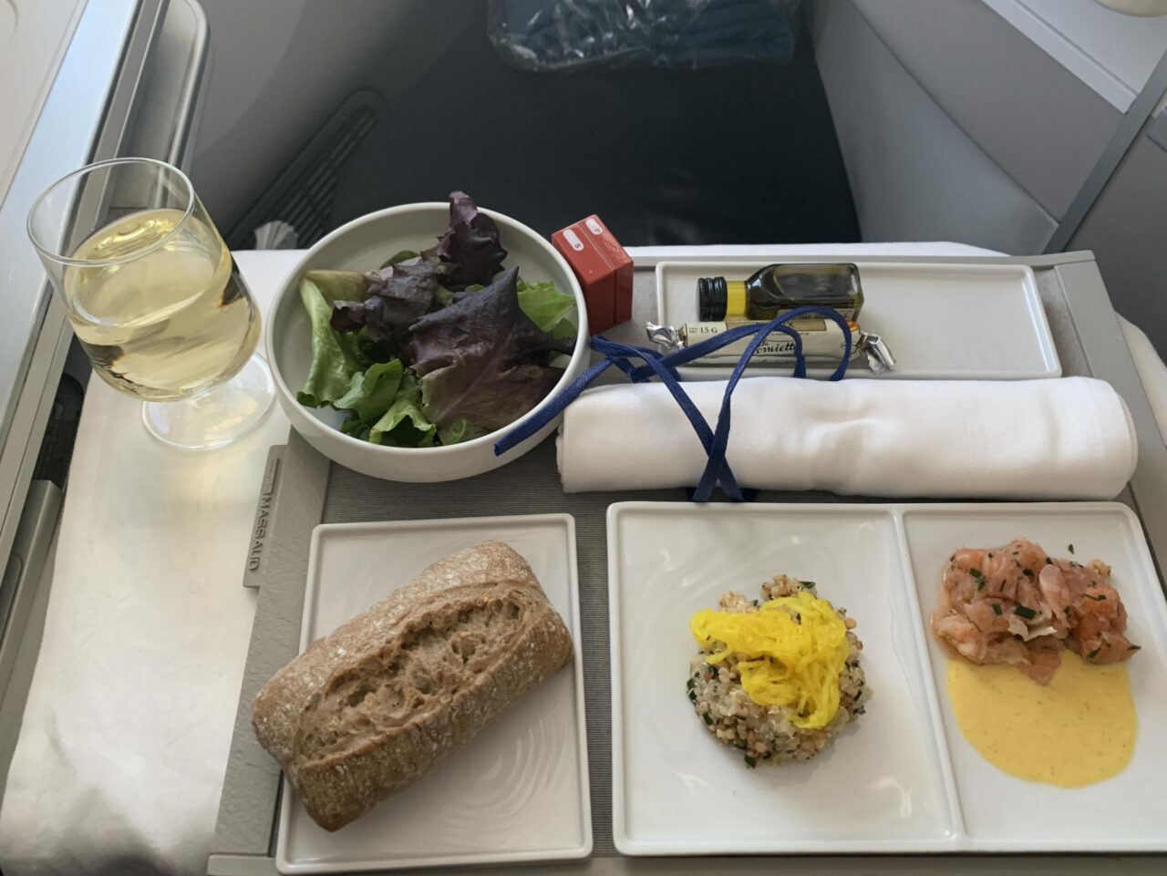 Air France B787 Business Class Food 