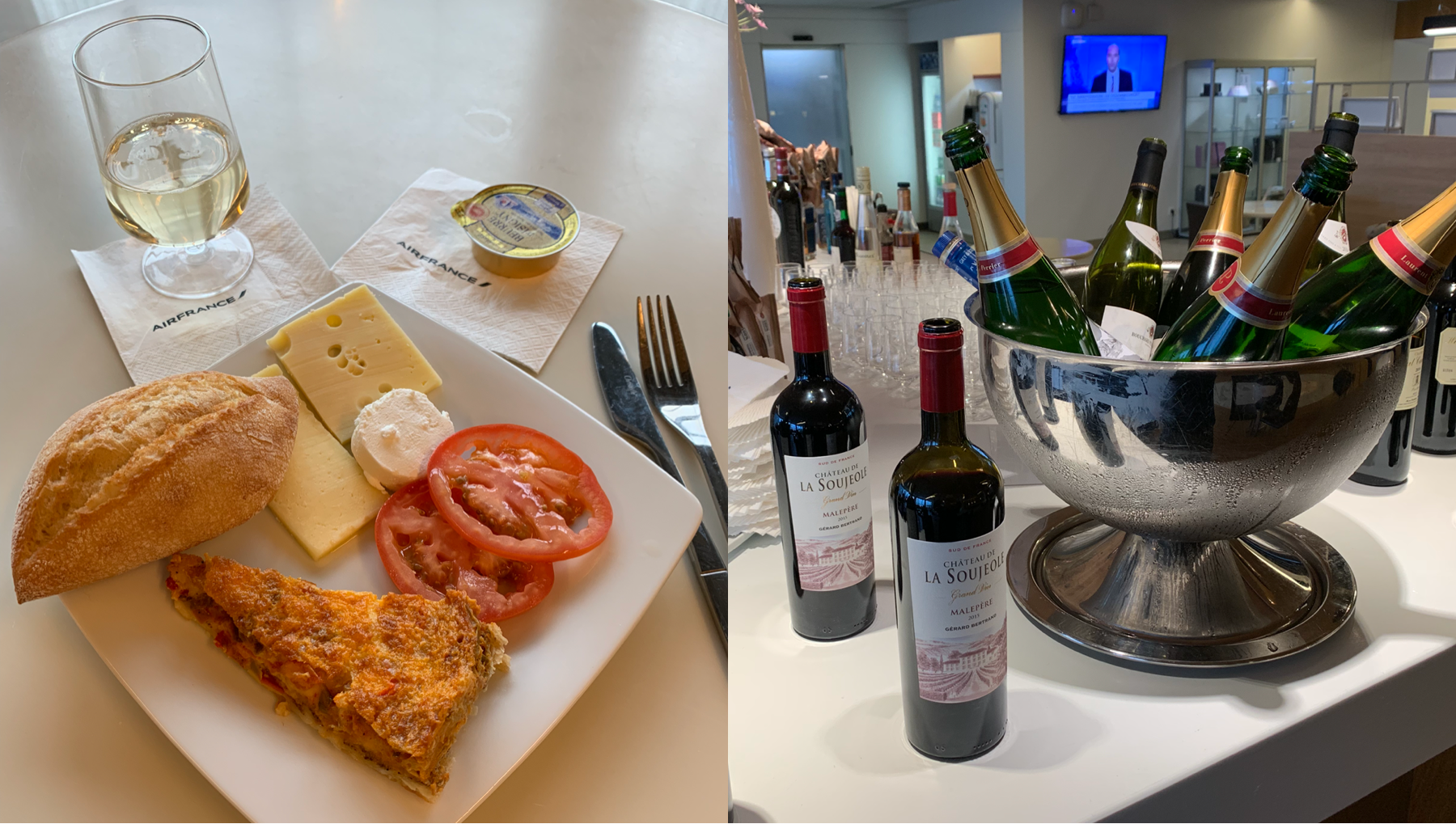 Air France lounge Paris