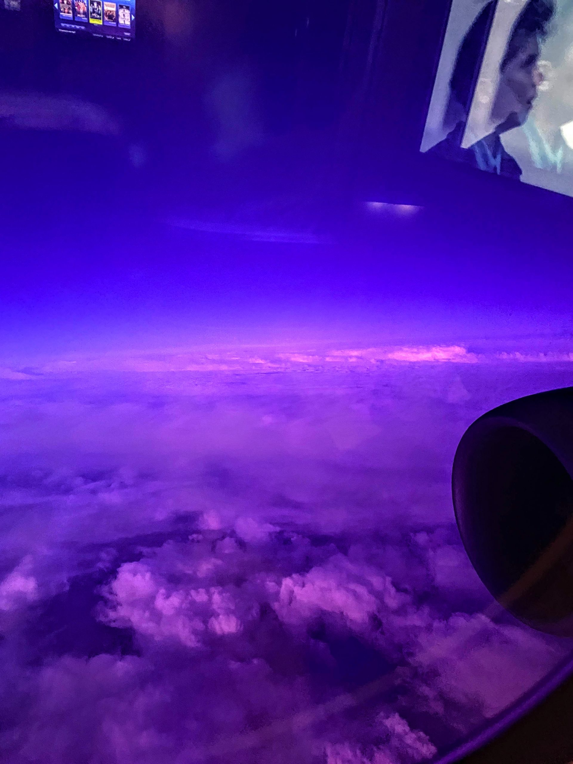 B787 window dimmed british airways club world