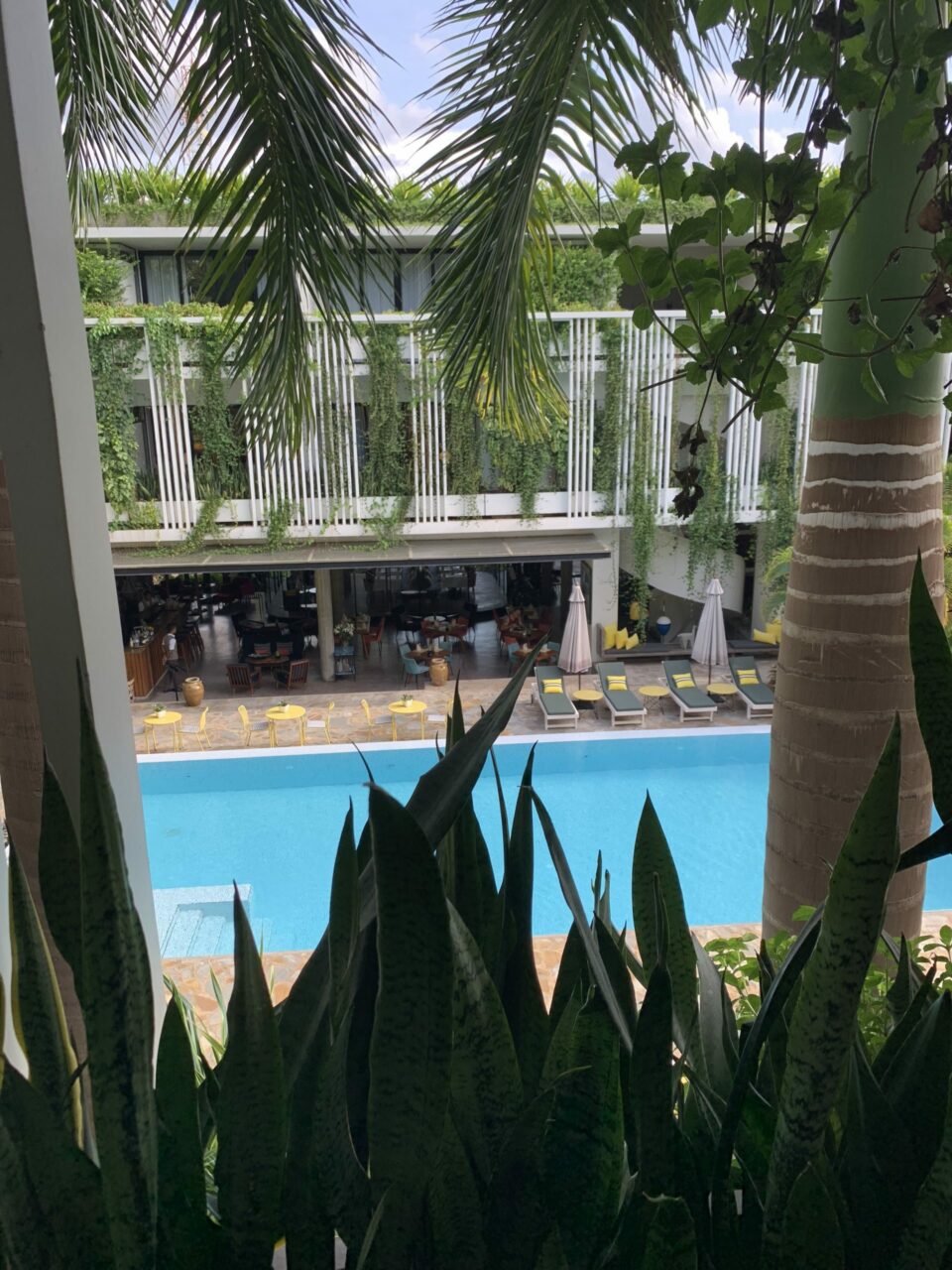 Viroth’s Hotel view from the room