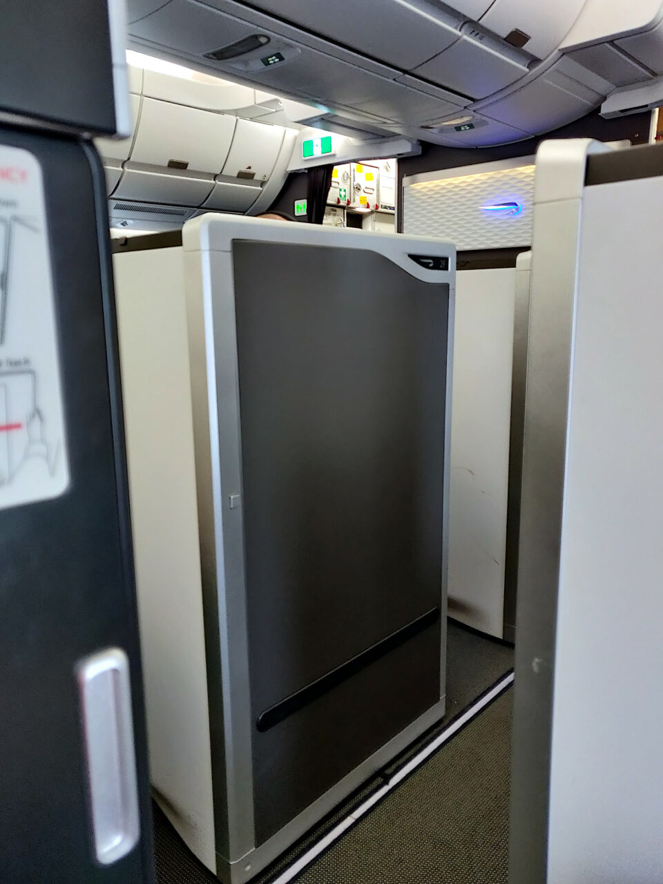 Virgin Atlantic Upper Class Suite club suite door