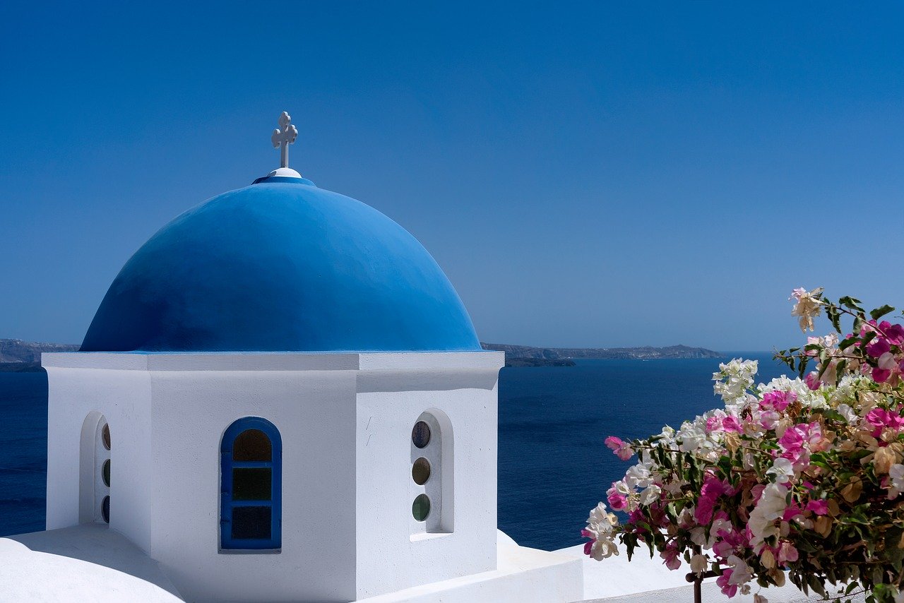 Santorini church