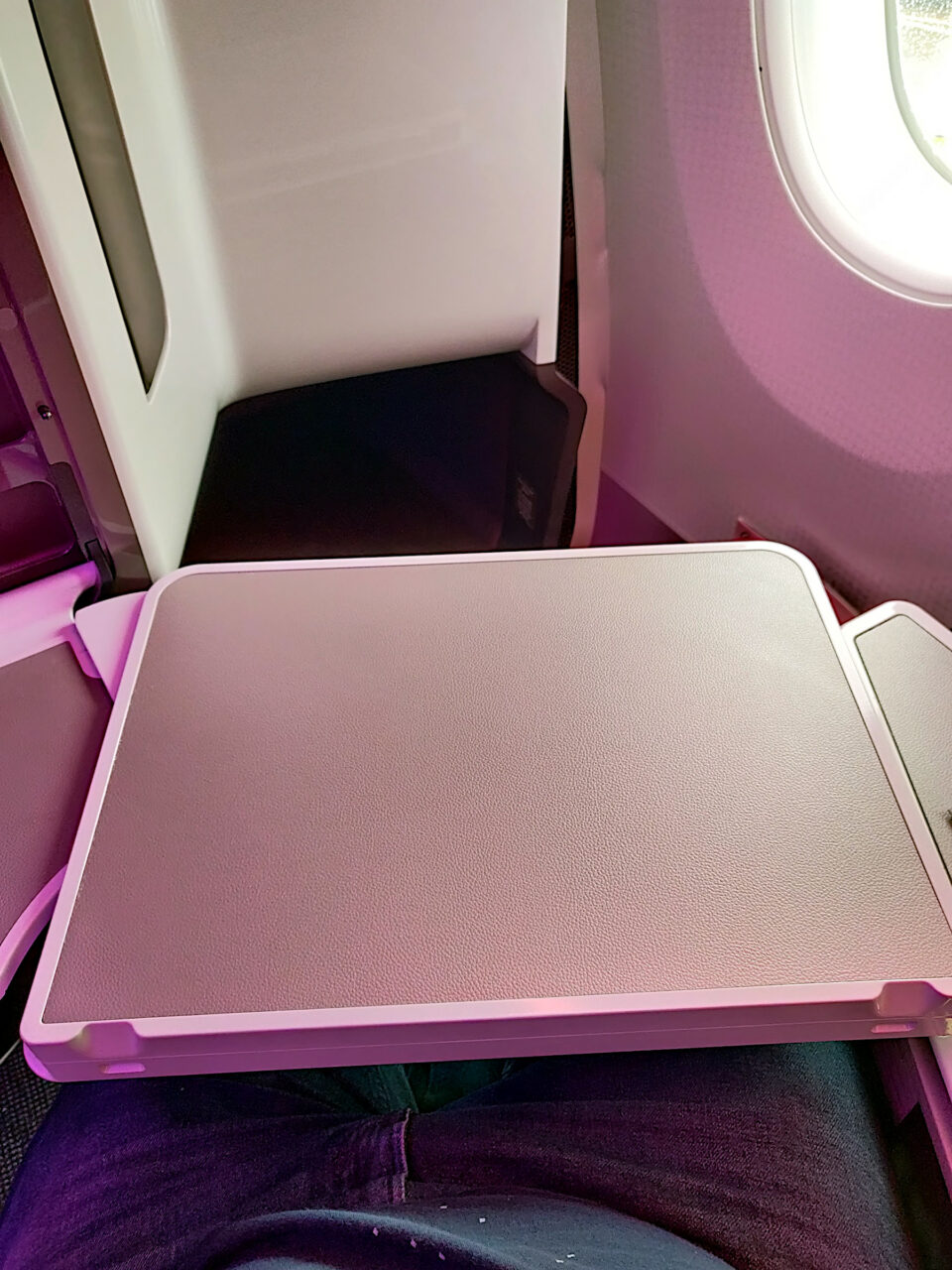 Virgin Atlantic Upper Class Suite tray table 