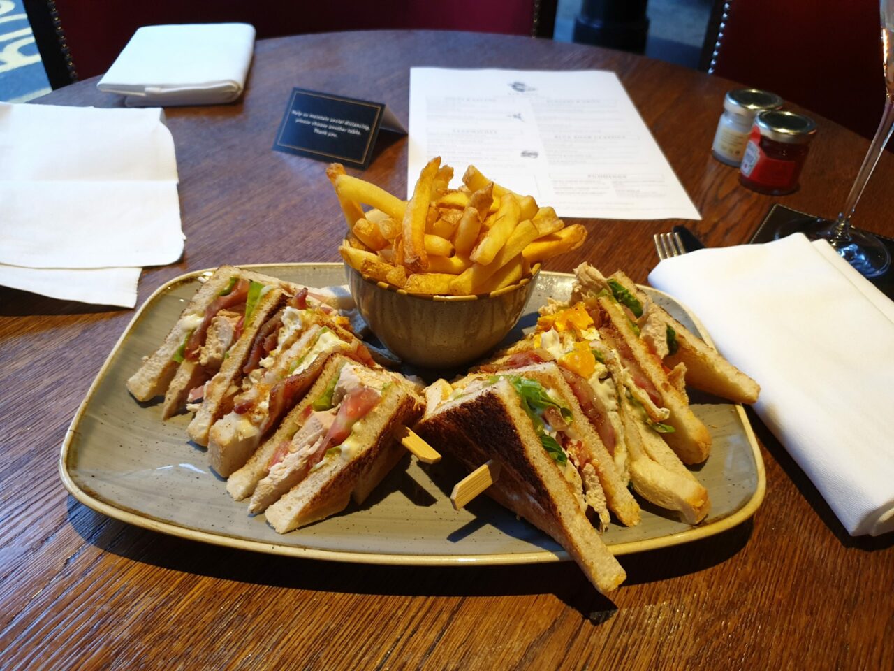 The Conrad St. James London Club Sandwich