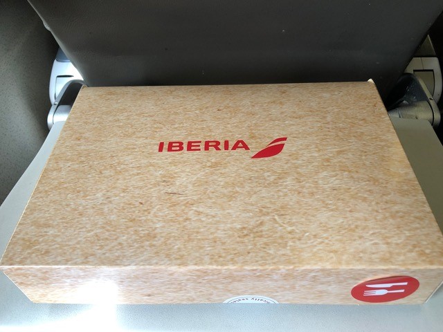 Iberia business class review food and meals 