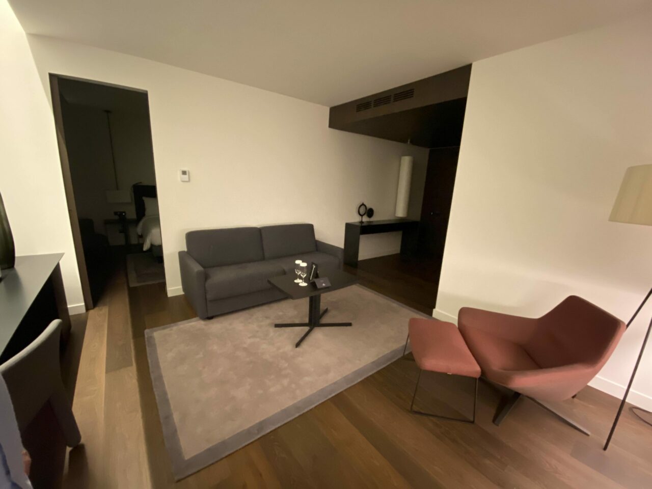 Hilton Lake Como sitting area
