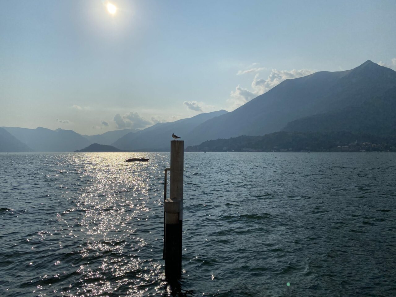 View from the cafe in Bellagio