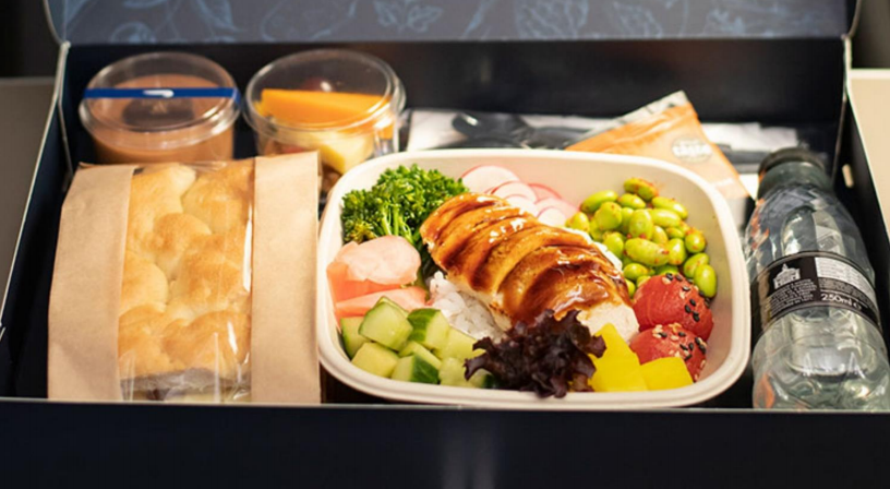 BA B777 Club Suite Inflight Meal