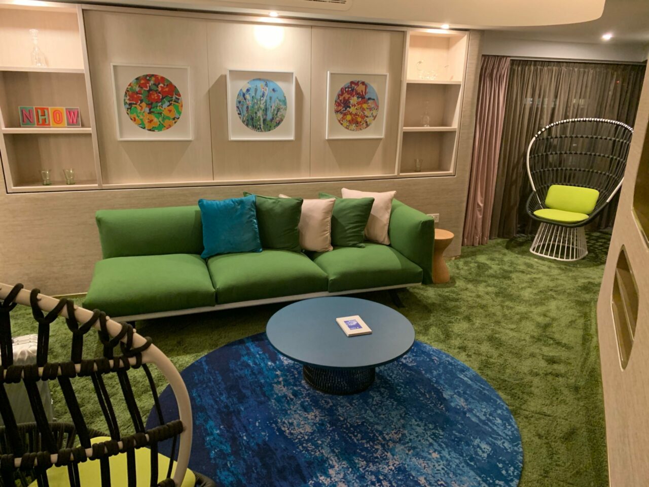 nhow Hotel London penthouse suite lounge area