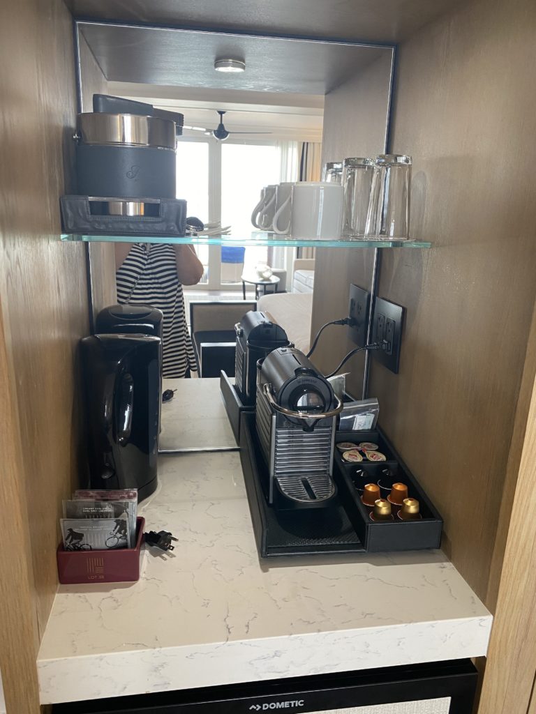 Nespresso Machine at Fairmont Royal Pavilion Hotel