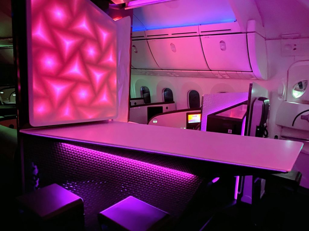 Virgin Atlantic B787-9 Upper Class Bar