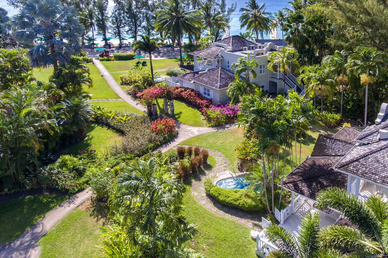 Beautiful Gardens around Coral Reef Club Hotel
