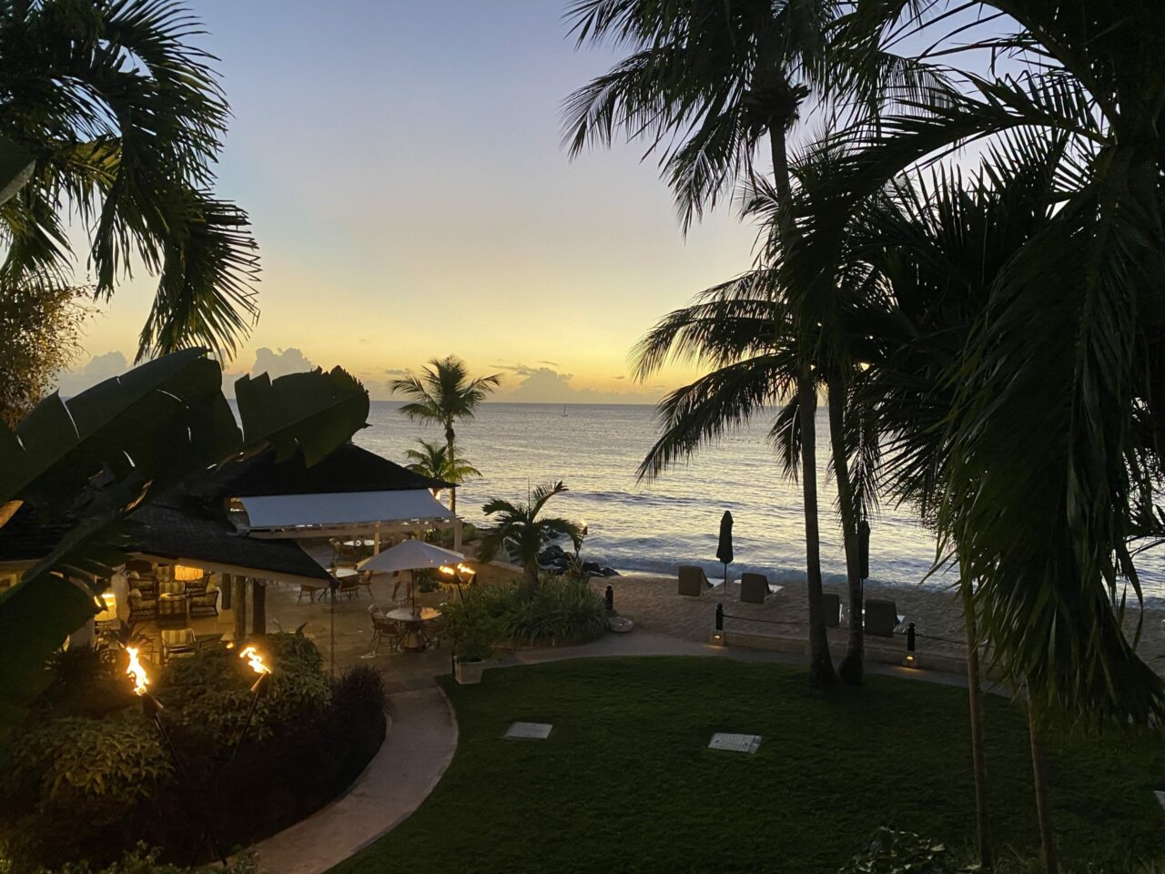 Dinner at Coral Reef Club