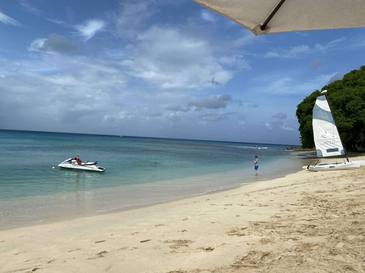 Beach at Waves Hotel Marriott