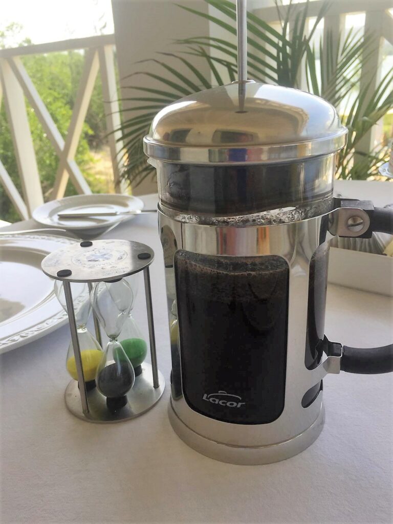French Press at Excellence Oyster Bay hotel