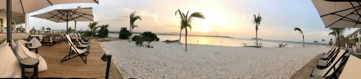 Beach at Excellence Oyster Bay hotel
