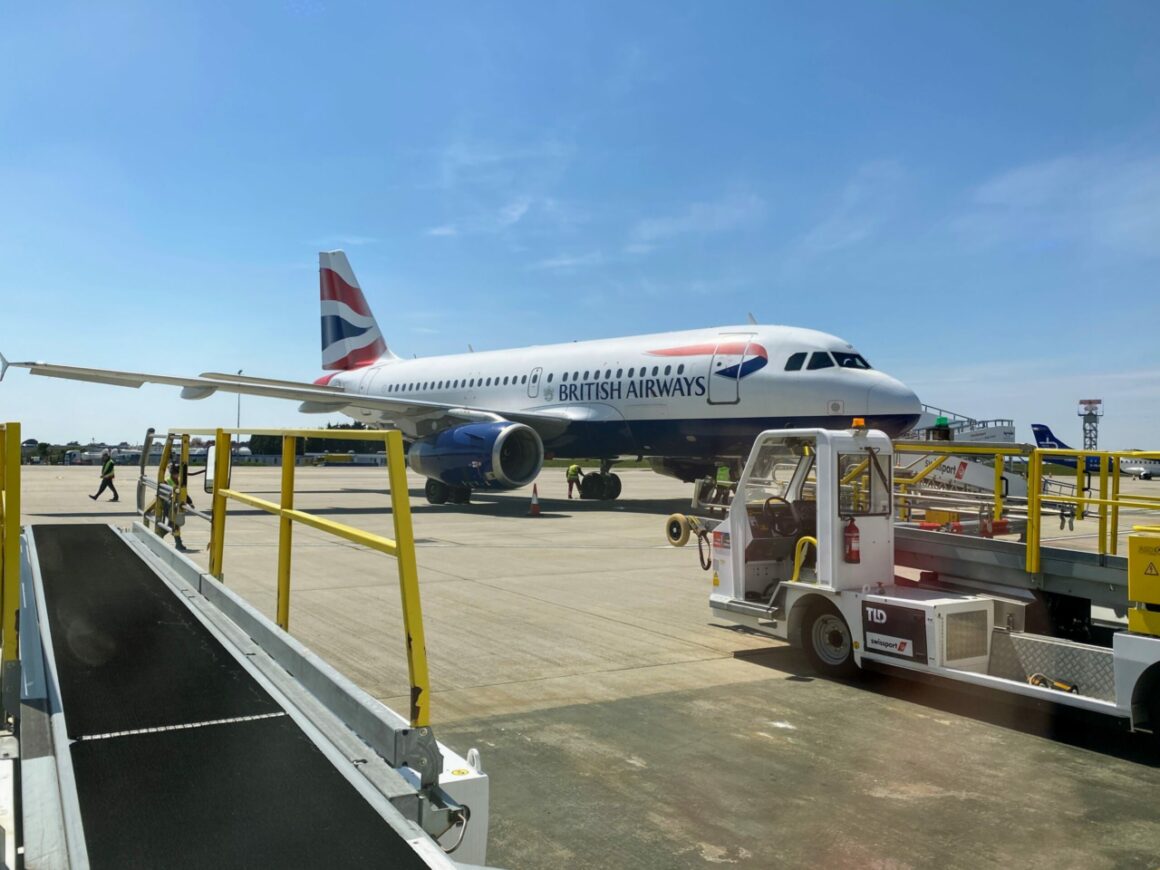 British Airways Club Europe with afternoon tea flight 