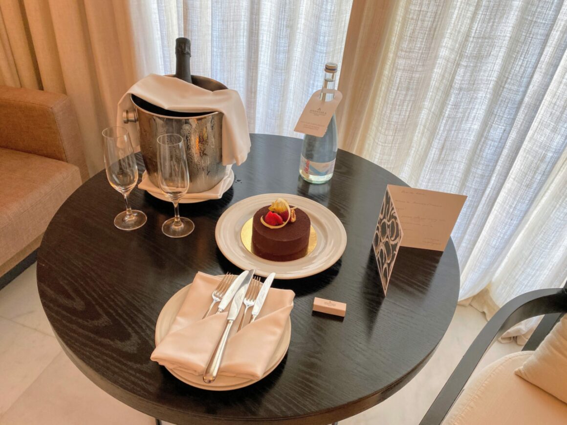 Anantara hotel Vilamoura Welcome Amenity