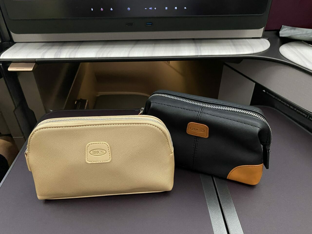 Qatar A350-1000 QSuites amenity kits