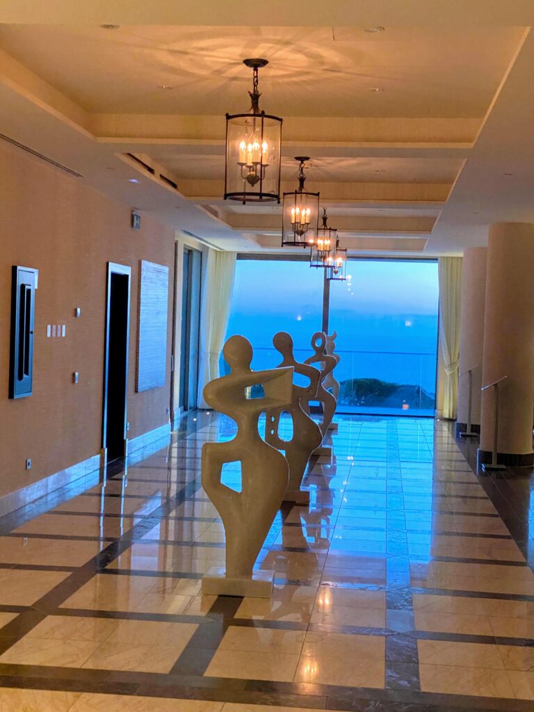 Reception Sculptures of Jumeirah Port Soller hotel & spa
